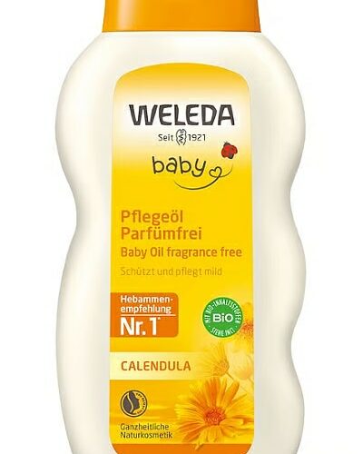 Calendula Pflegeöl Parfümfrei – Das Calendula Pflegeöl Parfümfrei ist ideal für Hautpflege, Reinigung und Massage des Babys und hilft Hautreizungen und Wundwerden vorzubeugen.