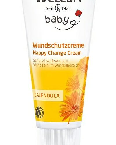 Calendula Wundschutzcreme – Die Calendula Wundschutzcreme schützt empfindliche Babyhaut und pflegt wirksam bei gereizter und geröteter Haut. Sie ist speziell für den Windelbereich geeignet.