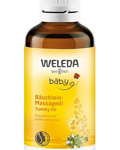 Bäuchlein-Massageöl – Das Bäuchlein-Massageöl ist ideal für eine sanfte Bauchmassage, die ätherischen Öle dienen der Verdauungsförderung.